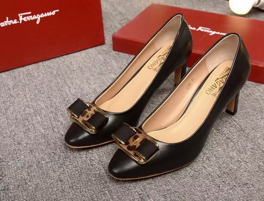Ferragamo Shallow mouth kitten heel Shoes Women--024